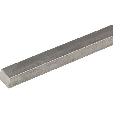 Barre plate Acier Inoxydable, l. 8mm H. 7mm, L 304mm ( Prix pour 1 ) (1/2)
