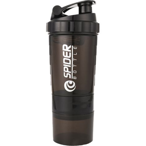 Shaker - 700 ml - Couvercle Étanche avec Grille Métallique - Pour Poudres Protéinées et Compléments Alimentaires - 1 Pièce (1/5)