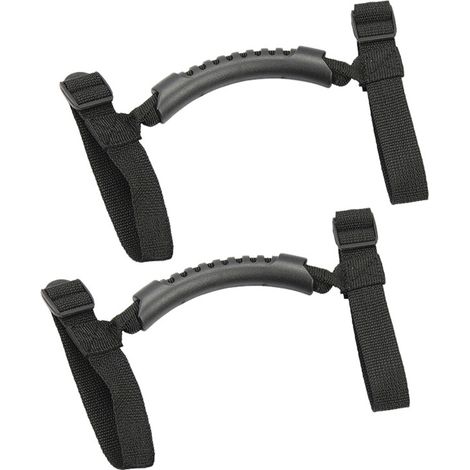 Zweiteiliges Lenkergriffset (schwarz) passend für YJ TJ JK JKU 1987-2020