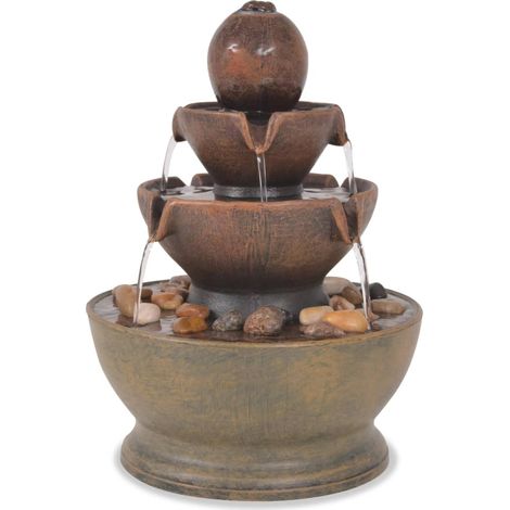 Zimmerbrunnen mit Pumpe Polyresin