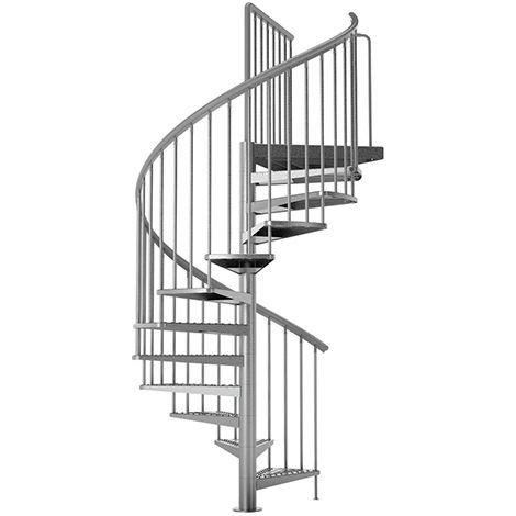 Treppe 17 Stufen - zu erreichende Höhe 3.49 bis 4.00m - GARDENSPIN125-17 (1/5)