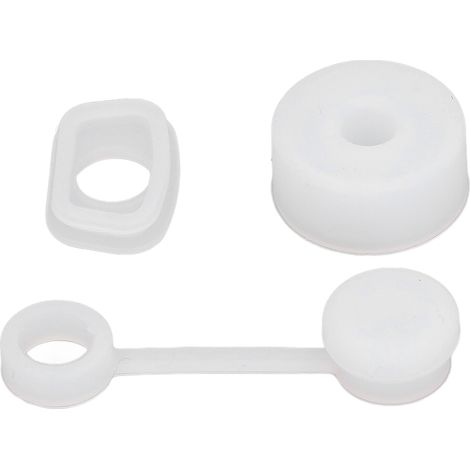 3 Pièces Bouchon anti-fuite, Silicone réutilisable, Accessoire gobelet, Pour voyage et extérieur (1/5)
