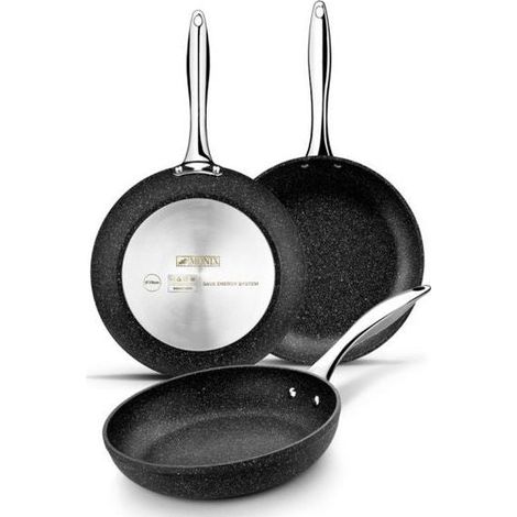 Poêle Monix M741218 Ø 18 cm Quantanium Noir