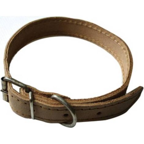 6 x COLLARE P/CANI IN PELLE 16 X 370 MM