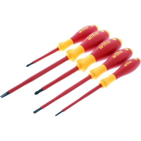 Wiha 32091 - Set di 5 cacciaviti isolati a taglio e Phillips da 1000 Volt (1/2)