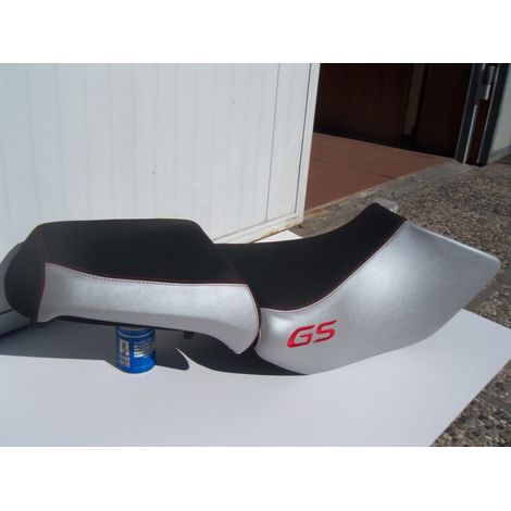 KIT COPRI SELLA BMW R1200 ESCLUSIVO x R 1200 GS Seat Cover MOTO R1200gs Argento (1/2)