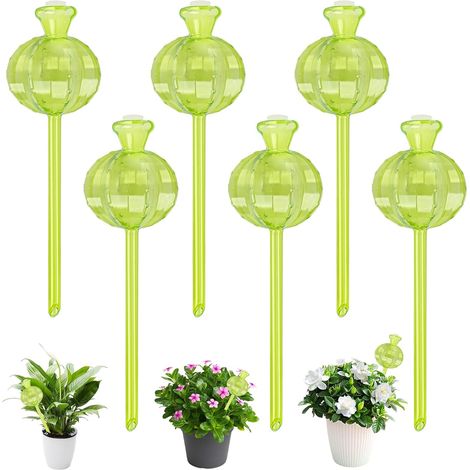 Lot de 6 boules d'arrosage automatiques pour plantes d'intérieur, plantes en pot et jardin (1/5)
