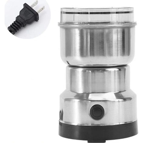 Moulin à café électrique pour grains de café, épices et noix, idéal pour la cuisine, la maison, le bureau et les voyages.-AquaForge (1/5)