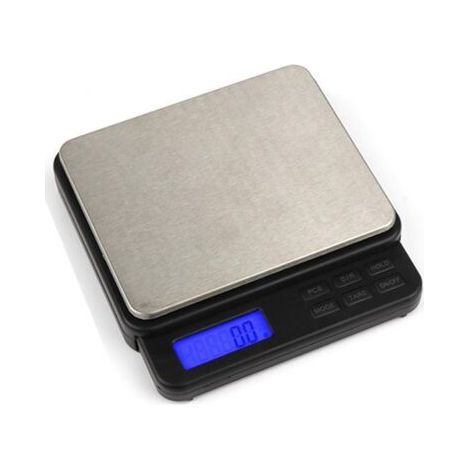 Balance de précision, numérique, 0,1 g à 2 kg, fonction tare, extinction automatique, écran LCD rétroéclairé (1/5)
