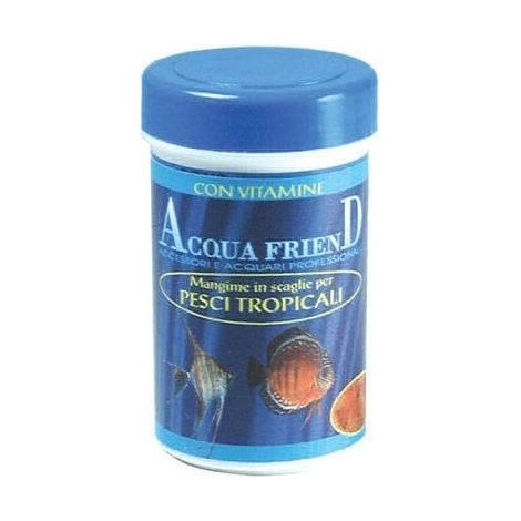 TrAdE Shop Traesio - Set 3 Confezioni 250ml/36gr Ciascuno Mangime Per Pesci Tropicali Acquari In Fiocchi Cibo Base -