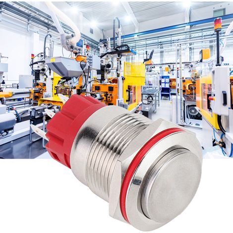 Interrupteur à bouton-poussoir DC930V 19mm 1NO 1NC Boîtier en acier inoxydable Interrupteur autobloquant à tête haute (1/5)