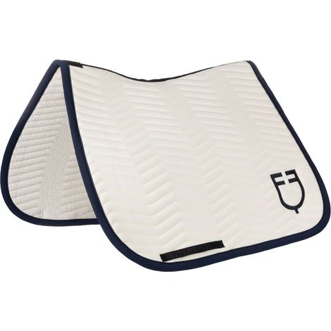 Sottosella wave quilting dressage in tessuto tecnico: full, caprifoglio (18-2120)/ballerina (13-2807)