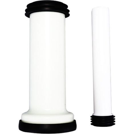 ALLIANDISTuyau de Raccordement WC en PP - Diamètre 100mm - Pour Déviation/Extension Évacuation - Blanc (1/4)