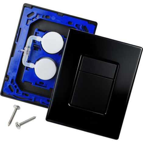 Plaque de protection en ABS pour réservoirs d'eau - Pièce de rechange 38732/38966 - Plaque de montage solide à fixation rapide pour raccords de salle de bain commerciaux GD2 (1/5)