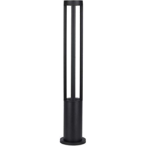 Borne Extérieure LED Design 80cm 220V IP65 Noir 10W - Blanc Froid 6000K - 8000K - SILAMP
