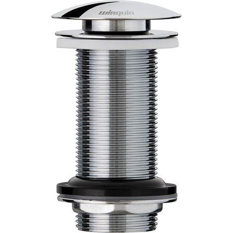 Wirquin 30723416 - Piletta per lavabo, design senza troppo pieno, Quick-Clac, cromato (1/5)