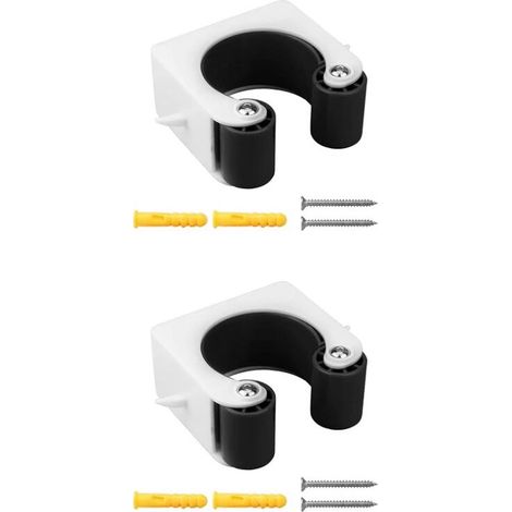 Boucle de stationnement de vélo Clip de rangement pour porte-vélos Boucle de stationnement de vélo de montagne Support de rangement pour clip de vélo pour supports muraux de vélo bicyclette 2 PC, (1/5)