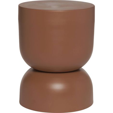 sweeek - Beistelltisch, Couchtisch, Nachttisch aus Metall Ø32 x H42cm