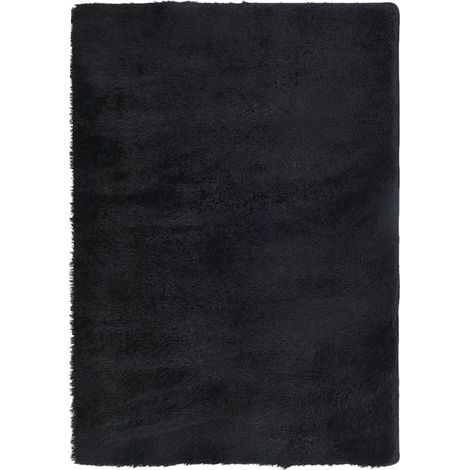 Maison Exclusive - Teppich Shaggy Hochflor NAVARRA Schwarz 120x17