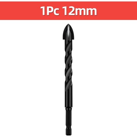 LUFEICNC Forets hexagonaux cruciformes pour carrelage (verre, béton, céramique) - Jeu d'outils en carbure de tungstène (1/5)