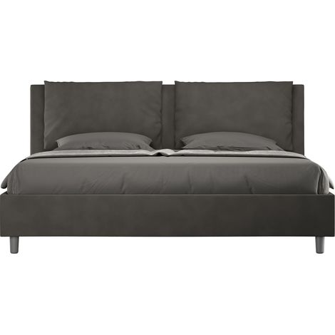 Letto Matrimoniale Extra Large 200x200 cm Senza Rete Antea Grigio (1/5)