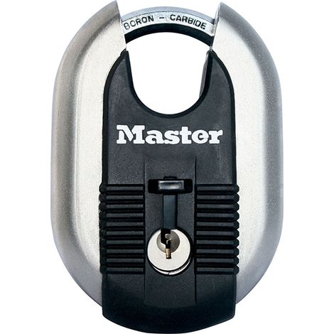 Master Lock Excell Titanium Reinforced 60mm Padlock with Shrouded Boron Carbide Shackle (1/5)
