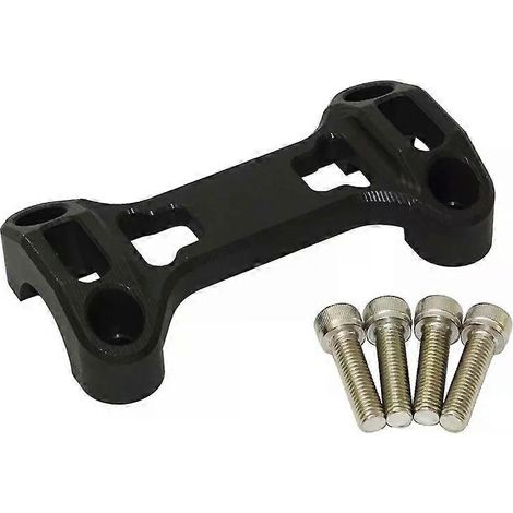 Para BMW R1250GS R 1250 GS 1G13 (K50) 2018 2019 2020 2021 2022 2023 Soporte superior con abrazadera para elevador de manillar Fat Bar (Negro) (1/5)