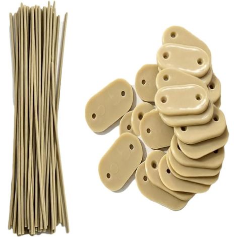 Attache Brise Vue Jardin et Canisse PVC avec Fils Fixation Grillage (1/5)