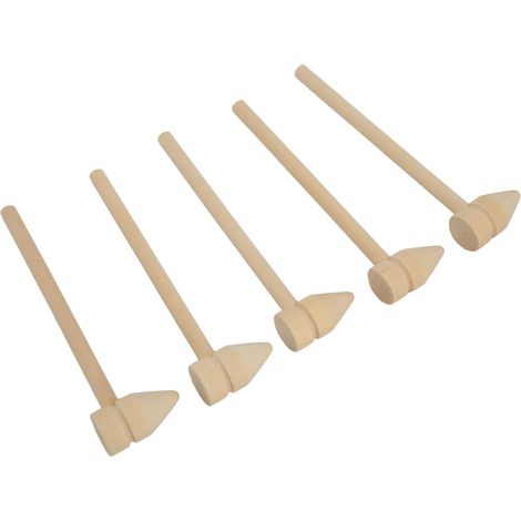 35 pièces Mini Marteau en Bois pour Enfants, Outil de Casse Chocolat et Fruits de Mer, Jeu Éducatif Créatif (1/5)