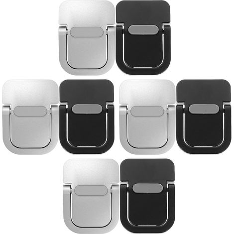 Mini Supports et Amélioration Refroidissement Lot de 8 pour Ordinateur Portable en Alliage de Zinc, Rehausseur d'angle de Clavier Ajustement d'angle pour Lit et Bureau (1/5)