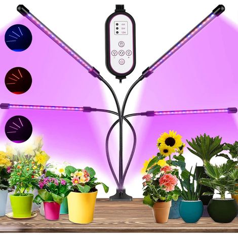 Lampes de croissance LED Green Haven 80 pour plantes d'intérieur - 4 bras, spectre complet-AquaForge (1/2)