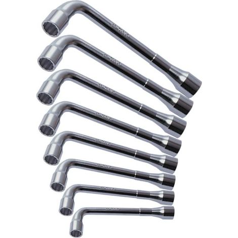 Serie di 8 chiavi a tubo sbloccate KS TOOLS 8-10-11-13-17-19-22-24 - 517.0452