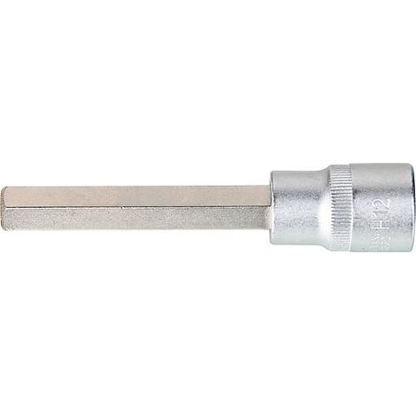 WS douille embout 1/2" 6 pans femelle, 110 mm, pour rallonge de robinet, extra longue