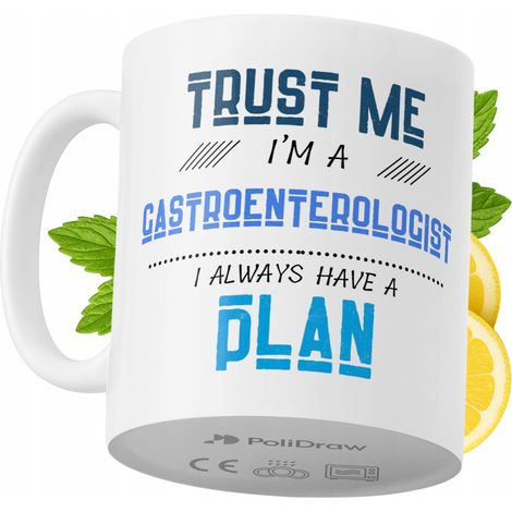 Mug humoristique pour gastro-entérologue, avec un texte amusant et un design graphique original. Idéal pour les anniversaires, les fêtes et les occasions spéciales. Mug premium pour la maison, le bure (1/5)