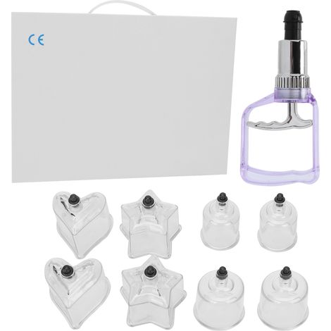 Lot de ventouses thérapie corporelle massage anti-douleur aspiration vide, kit outils de ventouses (1/5)