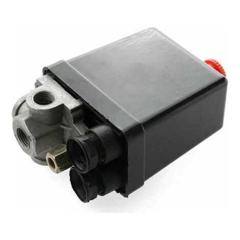 4 Port Air Compressor Pressure Switch Control Valve, 240V AC, 20A, 175 PSI, 12 Bar. (1/4)