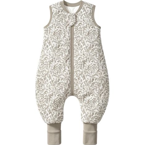 Gigoteuse bébé avec jambes 2,5 Tog Hiver Turbulette coton doux et respirant pour enfant, fermeture à glissière double sens (1/5)