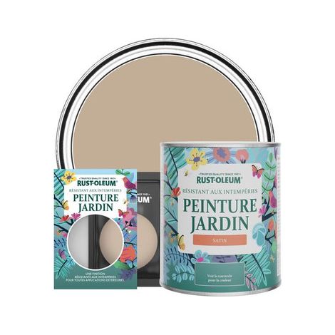 Peinture Jardin, Finition Satinée - Caramel Salé (1/3)