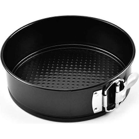 Moule à cheesecake antiadhésif de 23 cm avec fond amovible et charnière. (1/3)