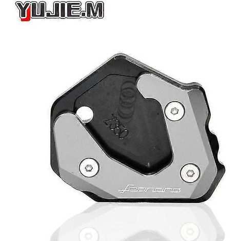 CNC-gefräste Seitenständer-Verlängerungsplatte aus Aluminium für Benelli Leoncino 500, Leoncino500, BJ500, BJ 500 – Titan