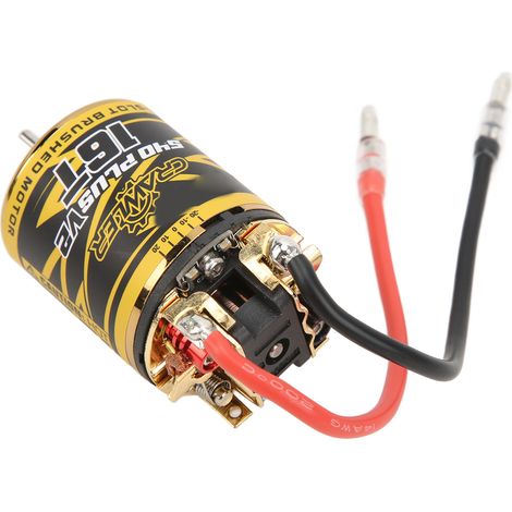 Moteur à balais 540PLUS V2 RC, 5 fentes, métal amovible, pour voiture RC Crawler 1/10 (pièce de rechange/réparation), 16T (1/5)
