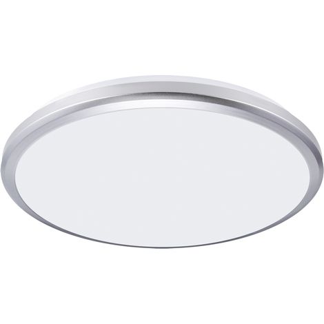 Plafoniera LED ermetica PLANAR 18W 4000K IP65 argento (1/2)