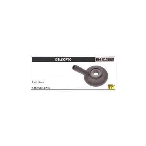 Tubo pipa arrivo DELL'ORTO per carburatore Ø esterno 6 mm  0610600938