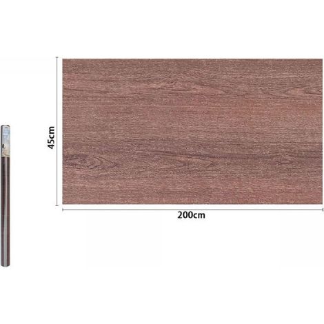 Trade Shop - Rotolo Pellicola Adesiva Parete Effetto Legno 45cm X 2mt Cassetti Mobili 71252 -