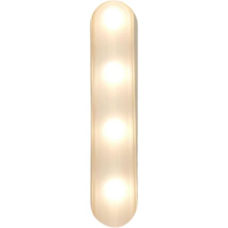 Veilleuse LED portable avec interrupteurs à pression pour salle de bain, éclairage doux, vitrine pour chambre à coucher, salle de bain et affichage de nuit portable (1/5)