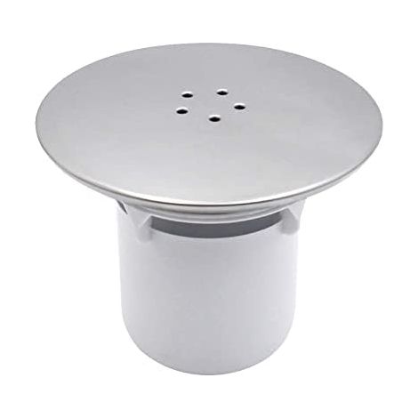 Tube de vidange couvercle de tasse remplacement Bonde de douche pour siphon de douche en plastique anti-odeur et anti-colmatage pour salle de douche Argenté (1/5)