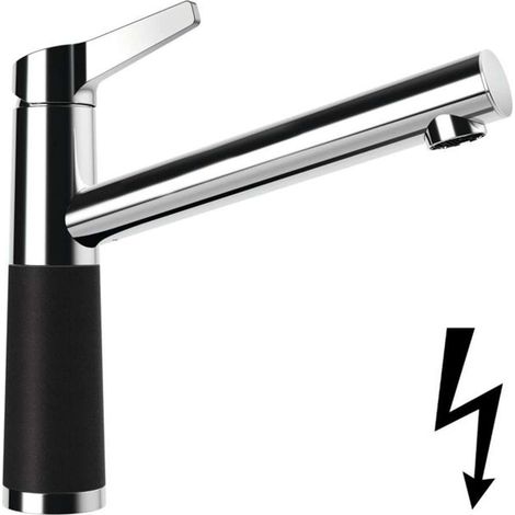 Schock Küchenarmatur SC-510 Chrom/Cristalite Niederdruck Nero (1/2)