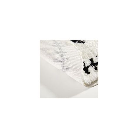 Tapis de bain shaggy, antidérapant, lavable en machine, doux et absorbant, motif Halloween effrayant et mignon, 30 x 40 cm