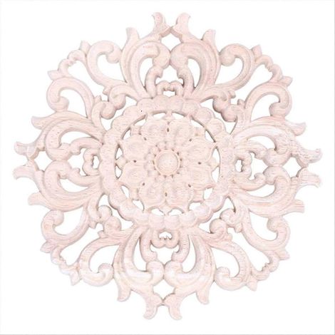 Piliers en bois gaufré, décor d'angle sculpté, forme de poteau, décoration intérieure (1/5)