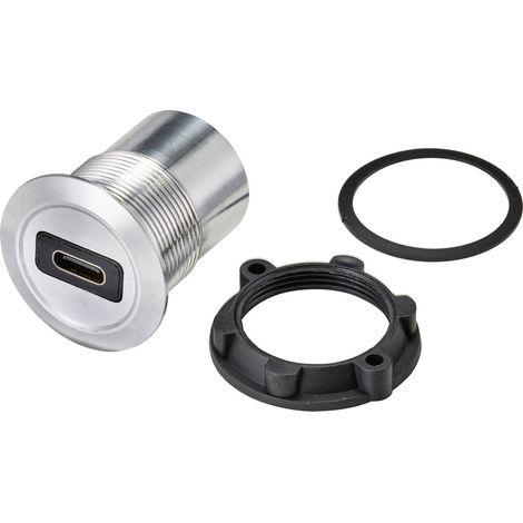 TRU COMPONENTS TC-9534336 USB-Einbaubuchse 3.1 Buchse, Einbau USB-C™ 3.1 Buchse auf USB-A 3.0 Buchse (1/3)